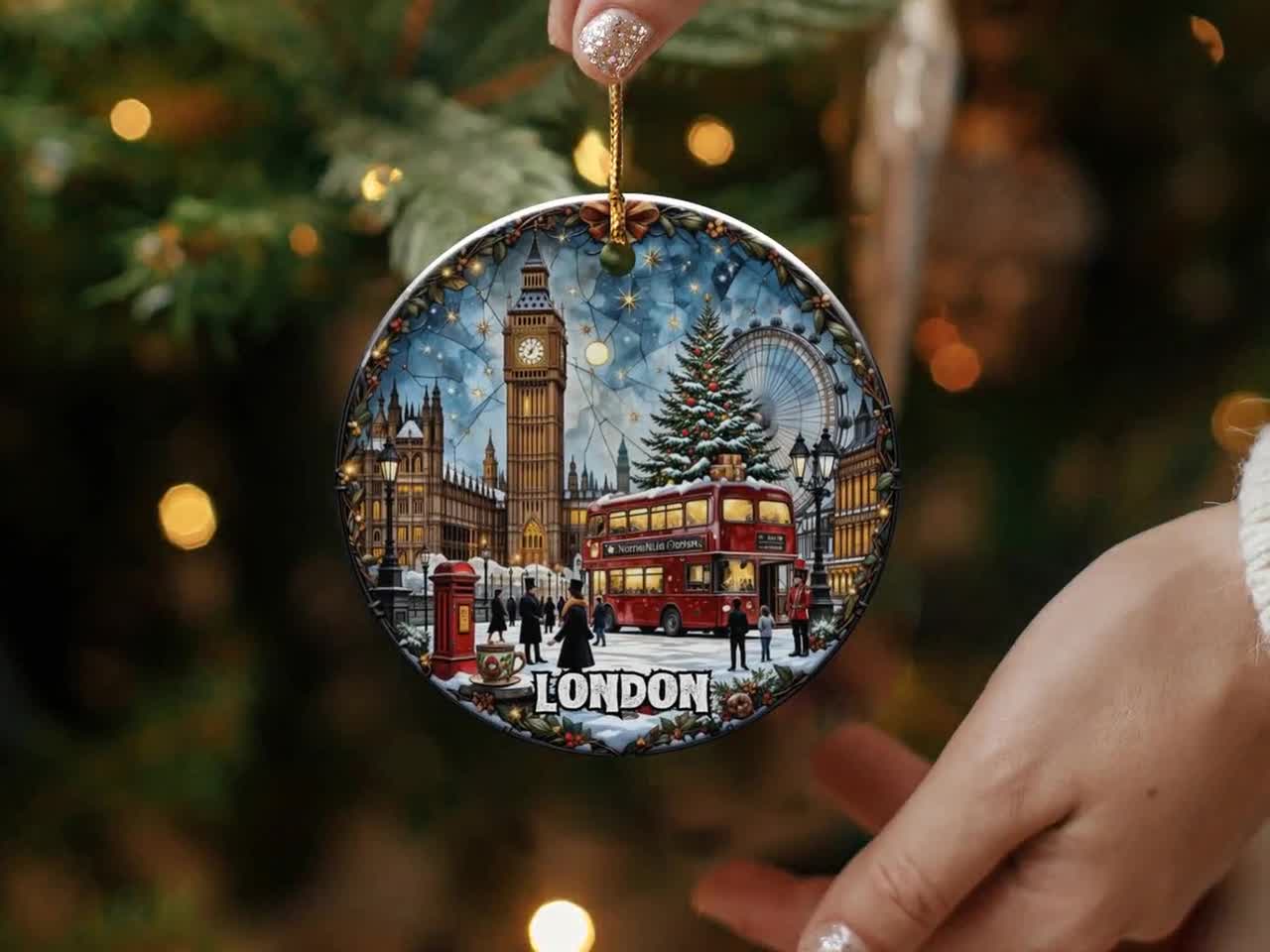 ロンドンのクリスマスオーナメント、ビッグベンのオーナメント